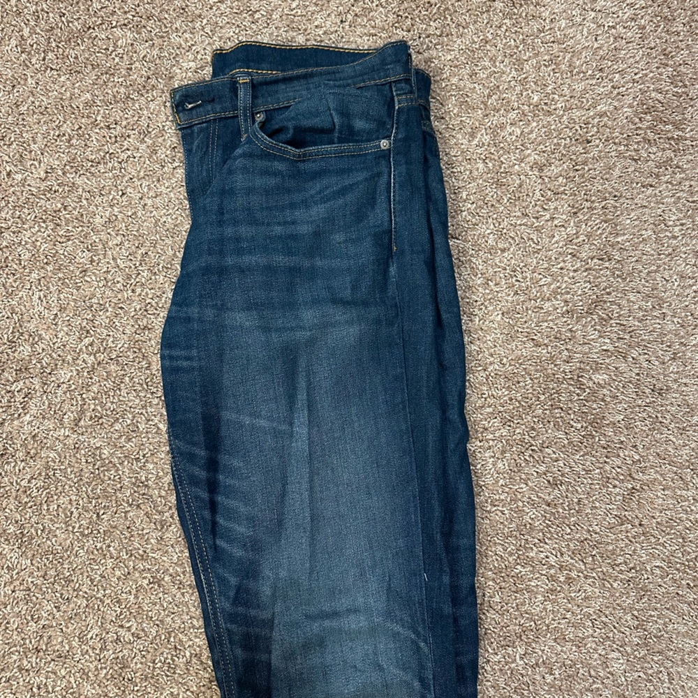 Levi's Dark Indigo Straight Jeans